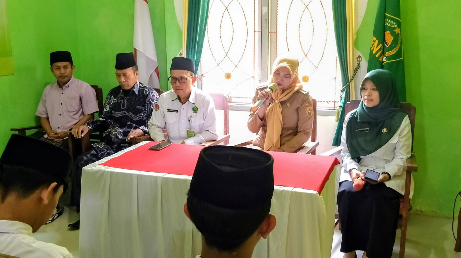CAMAT GEBANG HADIRI PEMANTAPAN PESERTA MTQ KAFILAH KECAMATAN GEBANG