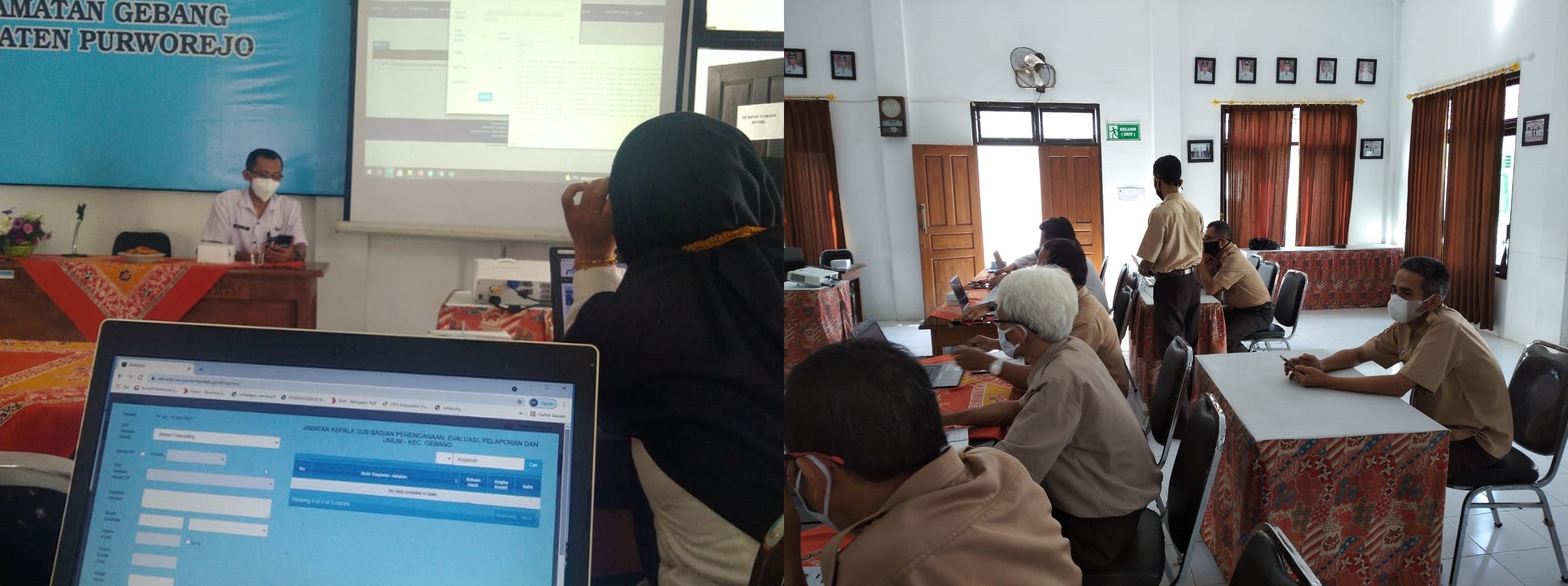 PELATIHAN APLIKASI E-KINERJA KECAMATAN GEBANG