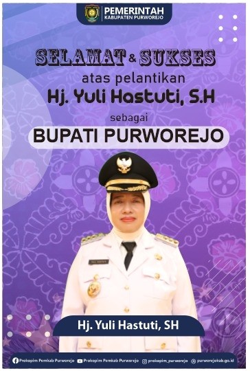 IBU YULI HASTUTI RESMI DILANTIK SEBAGAI BUPATI PURWOREJO