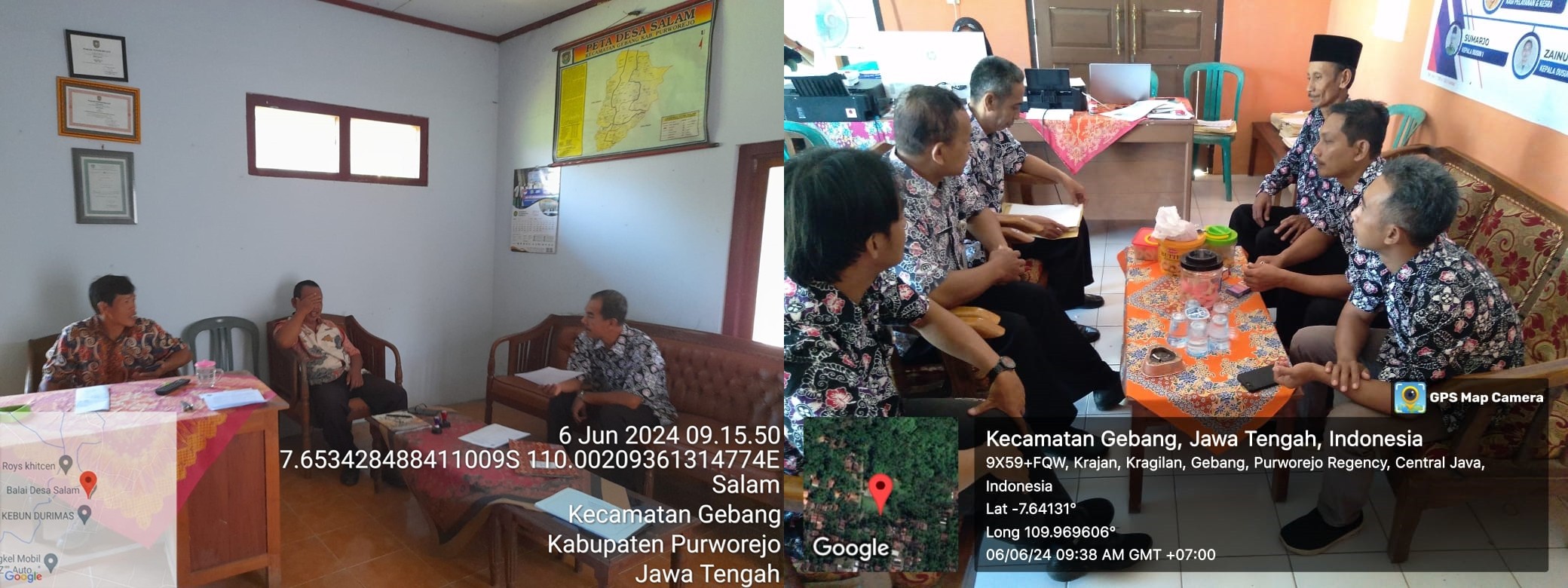 GIAT INTENSIFIKASI PBB TAHUN 2024 DI DESA SALAM DAN KRAGILAN KECAMATAN GEBANG