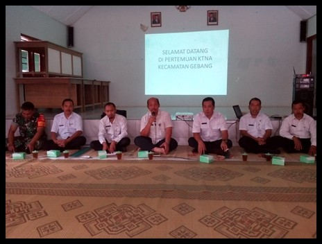 Pertemuan Rutin Kelompok Tani dan Nelayan Andalan Kecamatan Gebang