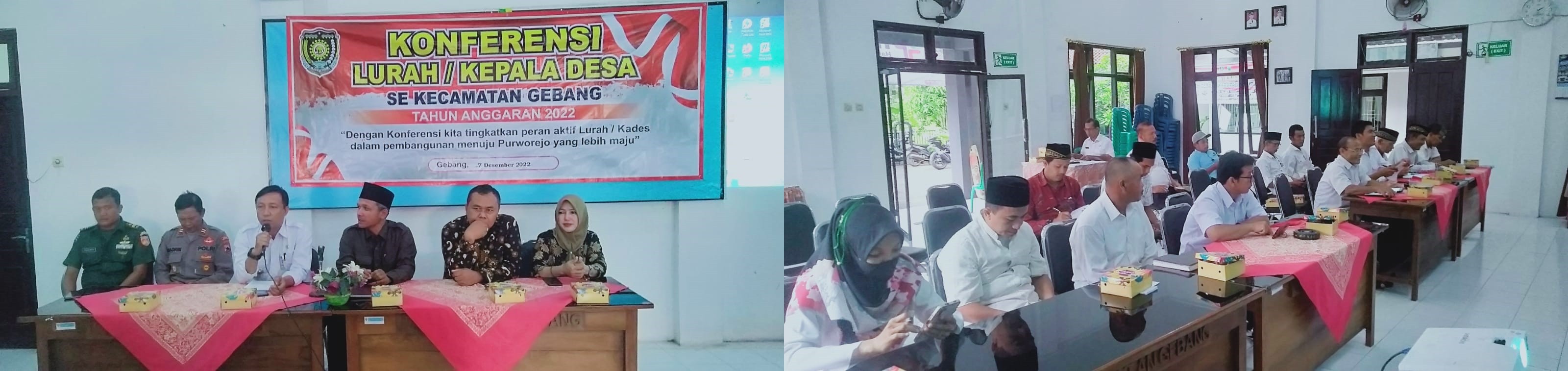 KONFERENSI LURAH/KEPALA DESA se-KECAMATAN GEBANG