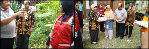 Wakil Bupati Purworejo meninjau lokasi bencana tanah bergerak di Desa Kemiri Kecamatan Gebang