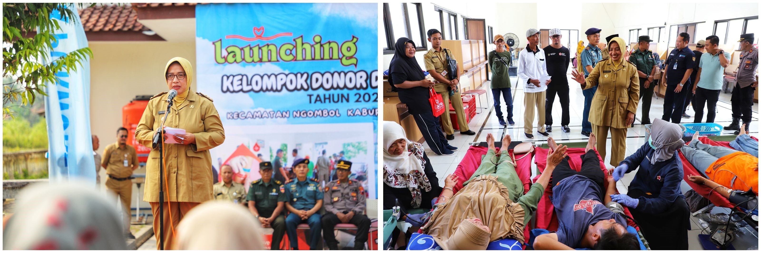 Bupati Berharap Kelompok Donor Darah Baru (KDDB) Ngombol Jadi Contoh