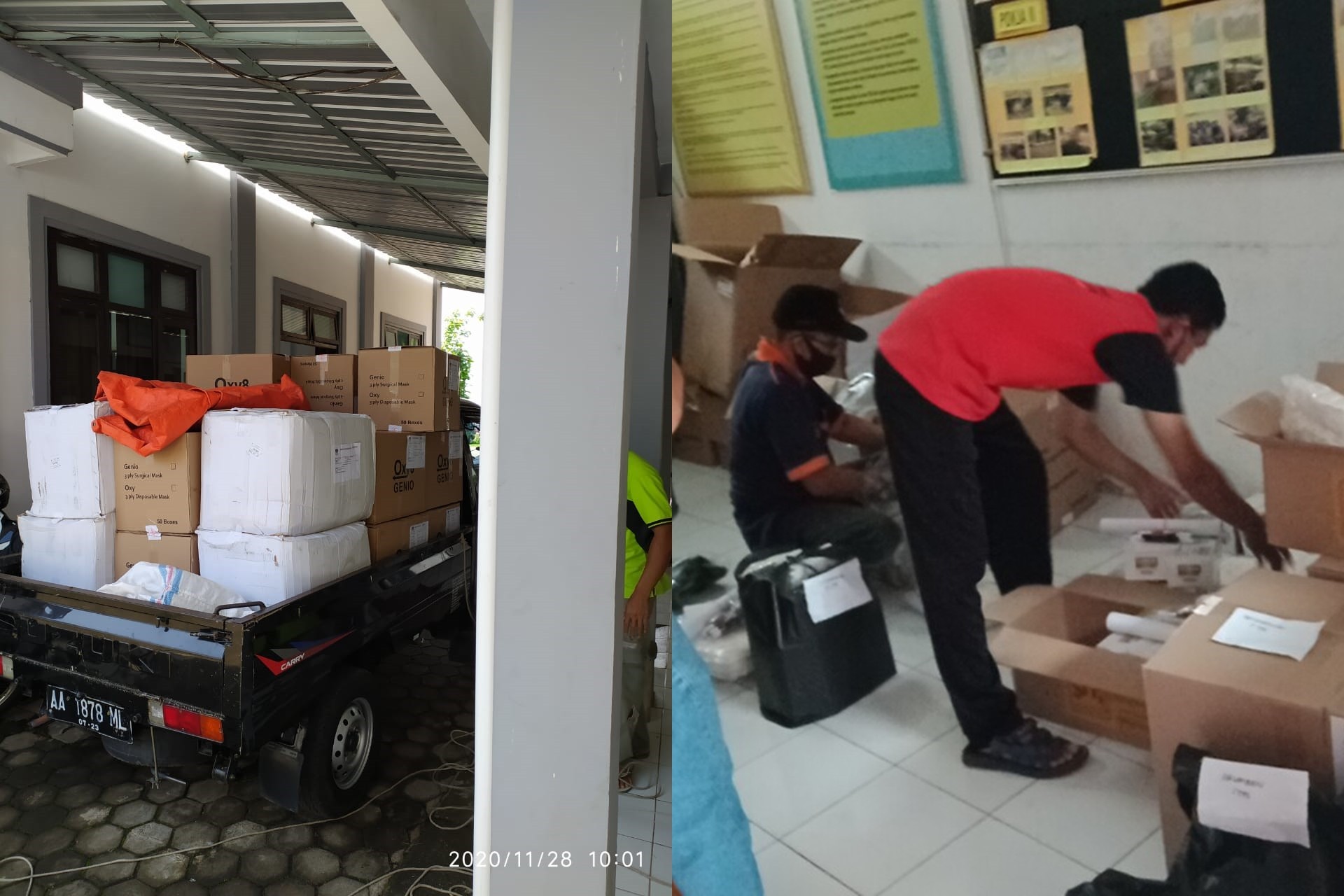 PENDISTRIBUSIAN LOGISTIK PEMILIHAN BUPATI DAN WAKIL BUPATI PURWOREJO