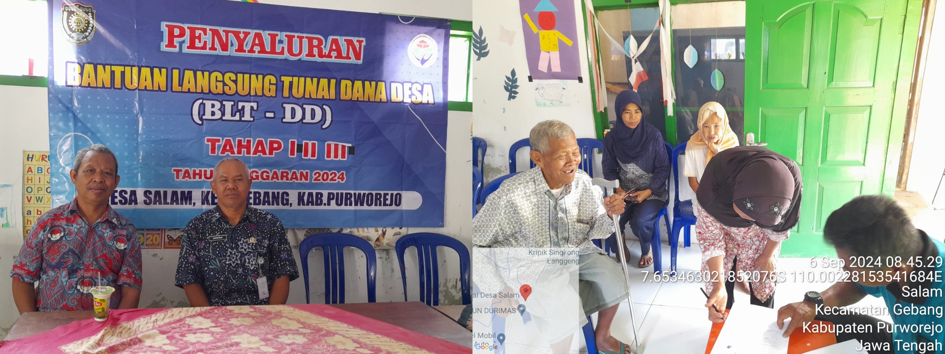 MONITORING PENYALURAN BANTUAN LANGSUNG TUNAI DI DESA SALAM KECAMATAN GEBANG