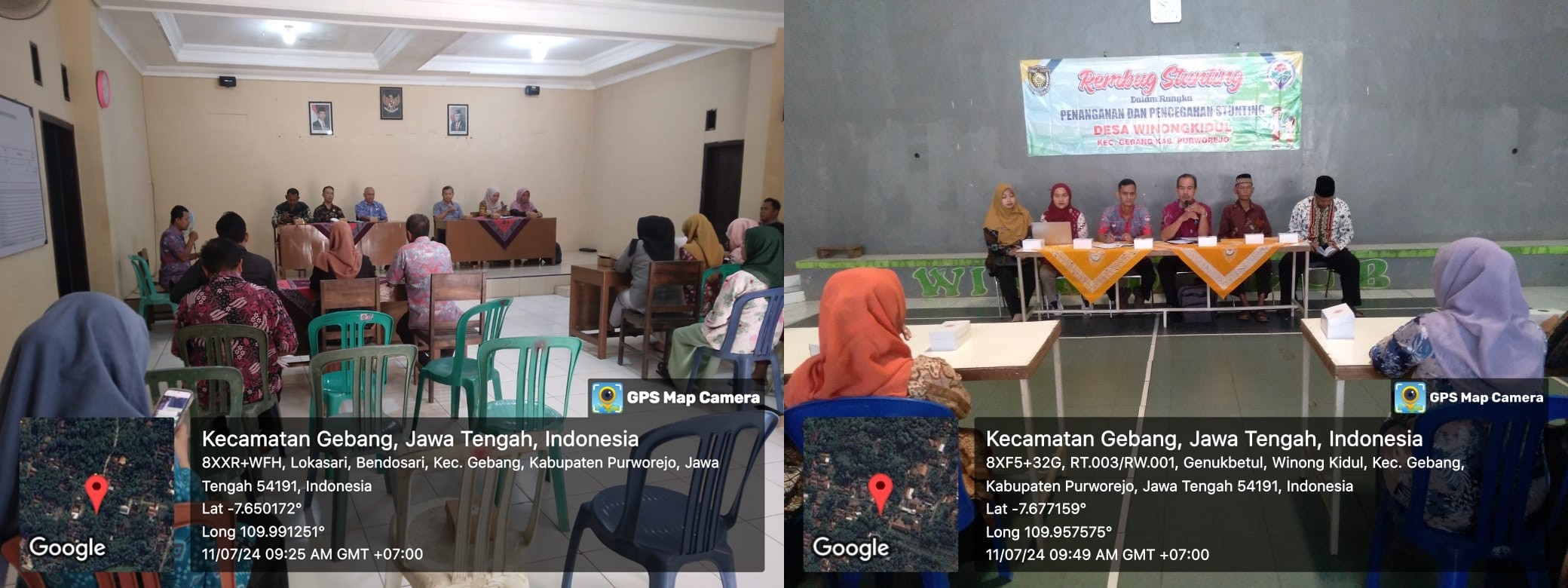 MONITORING REMBUK STUNTING DI DESA BENDOSARI DAN DESA WINONGKIDUL KECAMATAN GEBANG