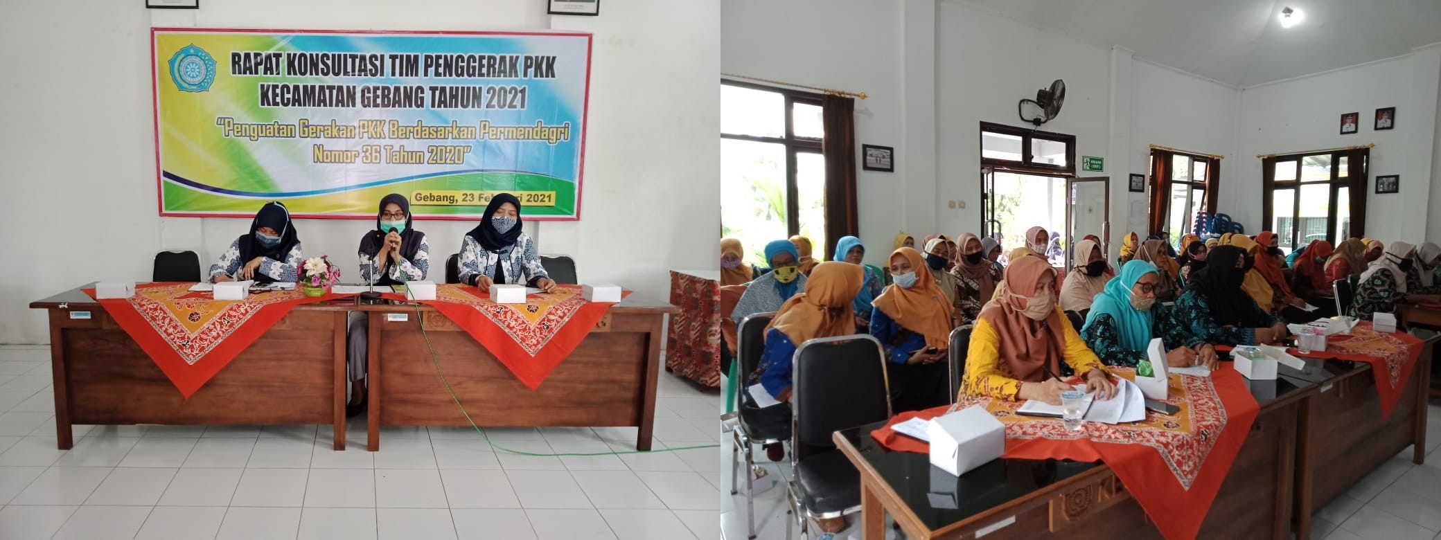 RAPAT KERJA TIM PENGGERAK PKK KECAMATAN GEBANG