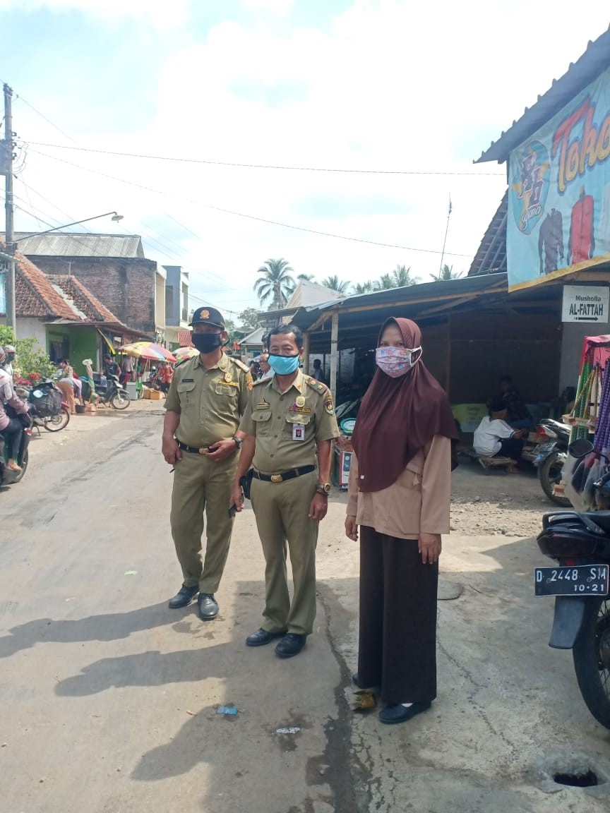 PENERTIBAN PEMAKAIAN MASKER DI PASAR SEREN