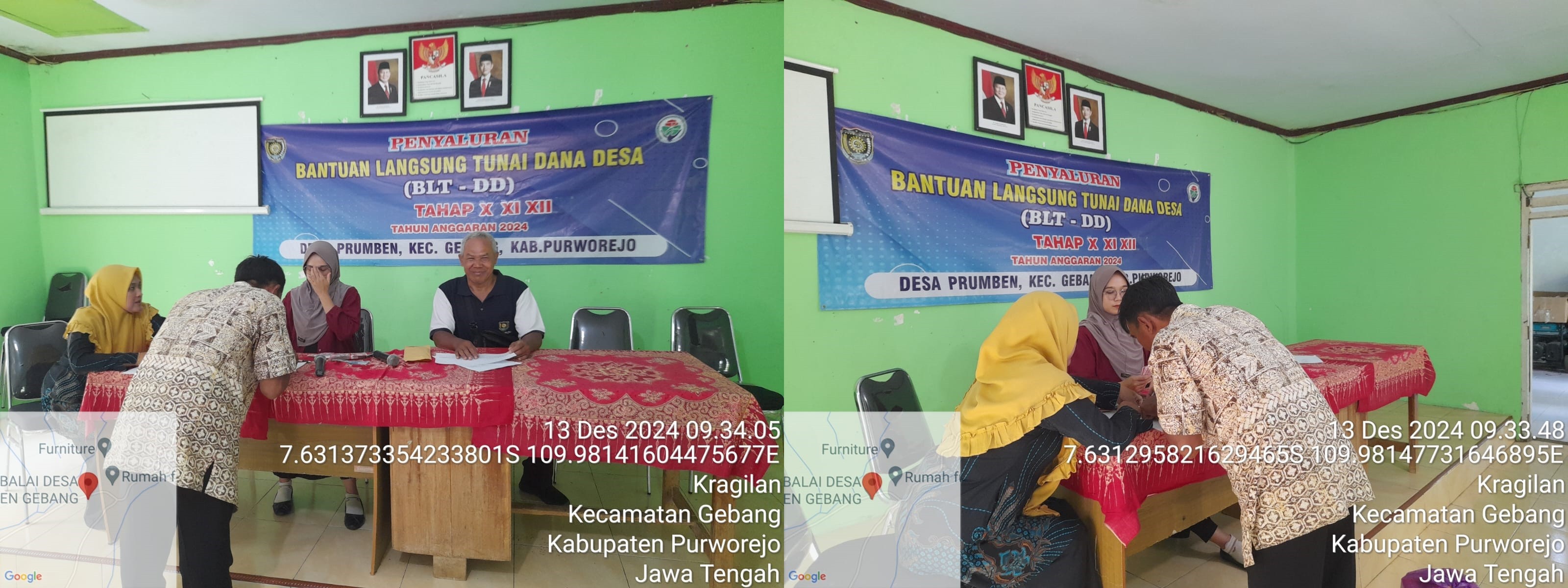 MONITORING PENYALURAN BLT DD DI DESA PRUMBEN, KECAMATAN GEBANG