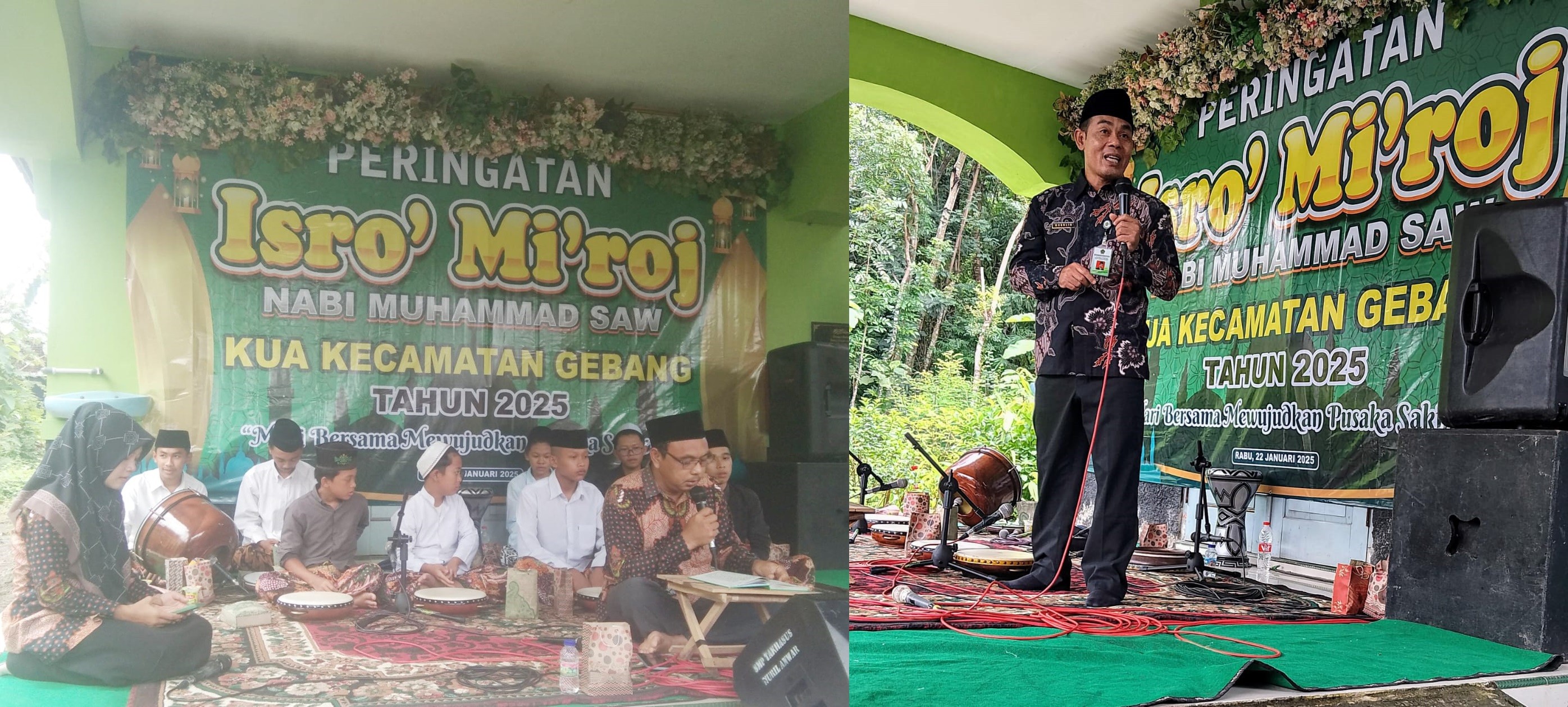 Peringatan Isro Miroj Nabi Muhammad SAW di KUA Gebang