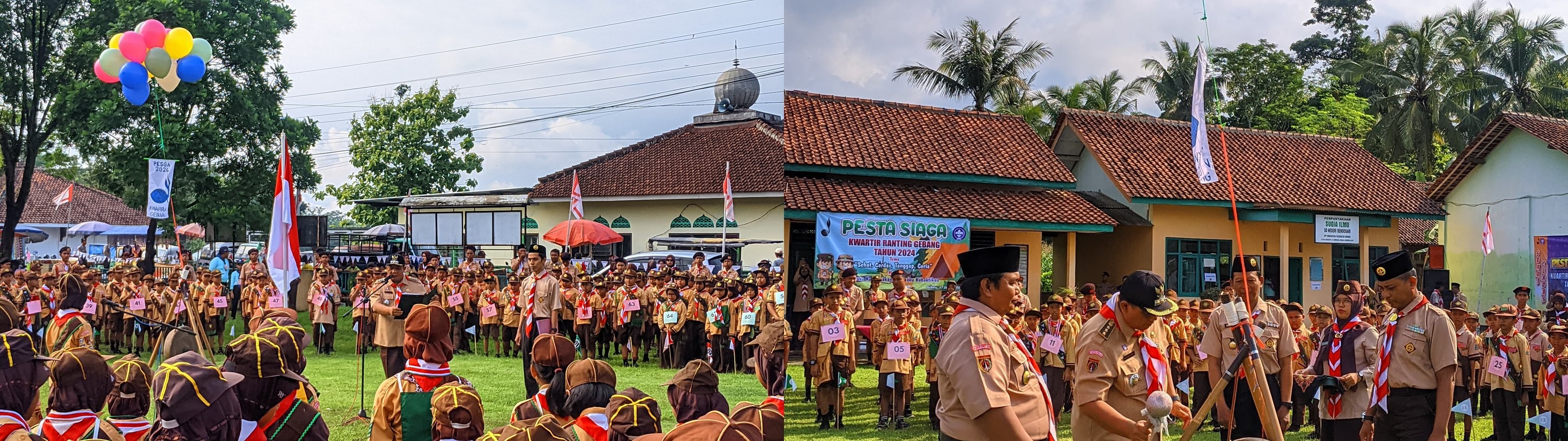 CAMAT GEBANG HADIRI PEMBUKAAN PESTA SIAGA KWATIR RANTING GEBANG TAHUN 2024