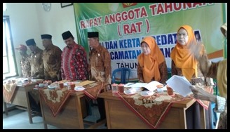 Sehatnya organisasi dapat diukur dari ketepatan waktu pelaksanaan RAT