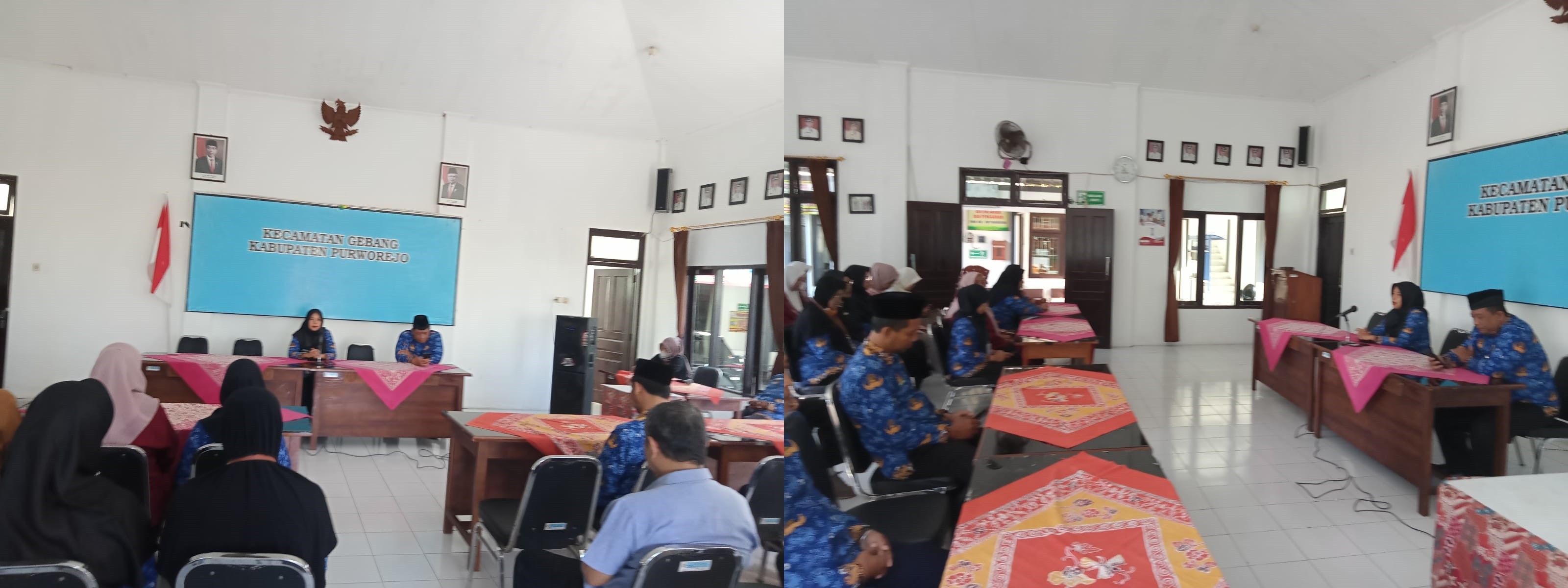 RAPAT KOORDINASI PENDAMPINGAN PENGAWASAN TAHAPAN PILKADES SERENTAK DI KECAMATAN GEBANG