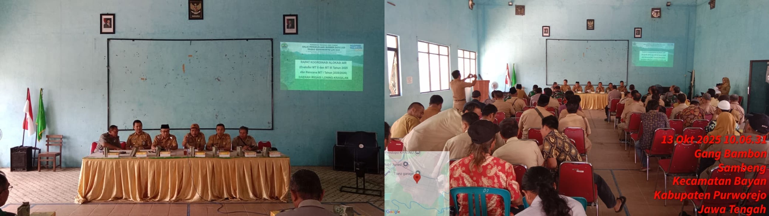 Camat Gebang Hadiri Rapat Koordinasi Alokasi Air di DI Loning-Kragilan