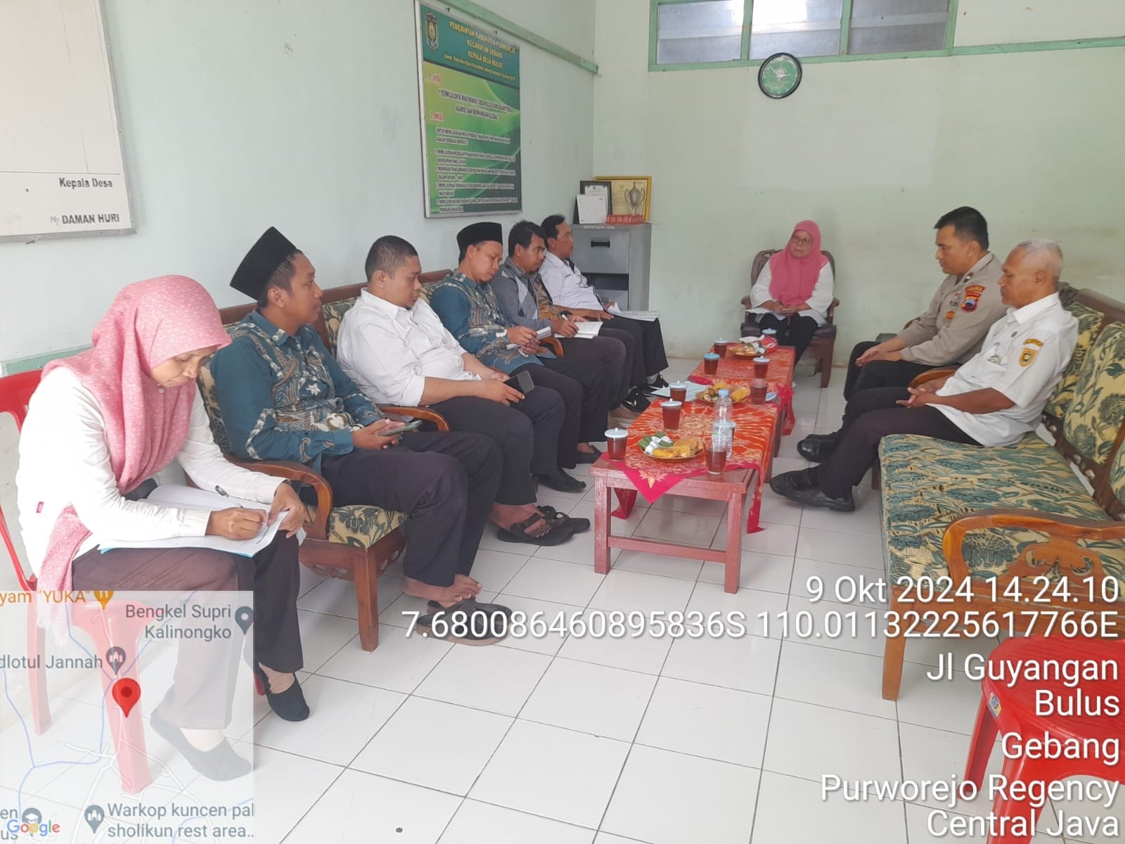 RAPAT KOORDINASI PENGISIAN PERANGKAT DESA BULUS KECAMATAN GEBANG