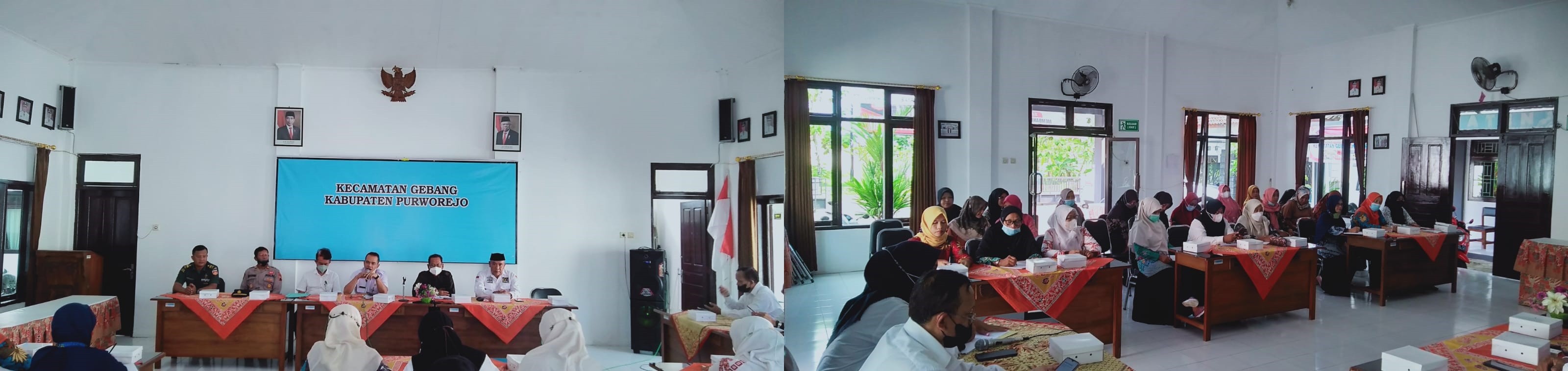 RAPAT KOORDINASI PENGURUS POSYANDU DESA DAN KELURAHAN SE-KECAMATAN GEBANG