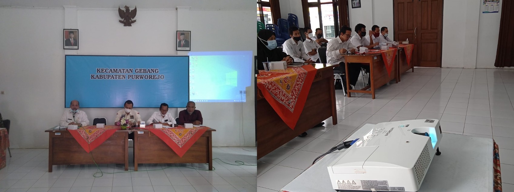 RAPAT KOORDINASI SEKRETARIS LURAH DAN SEKRETARIS DESA SE-KECAMATAN GEBANG