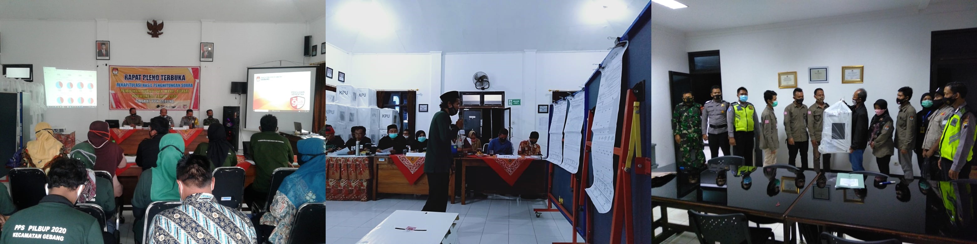 RAPAT PLENO PENGHITUNGAN SUARA PPK GEBANG