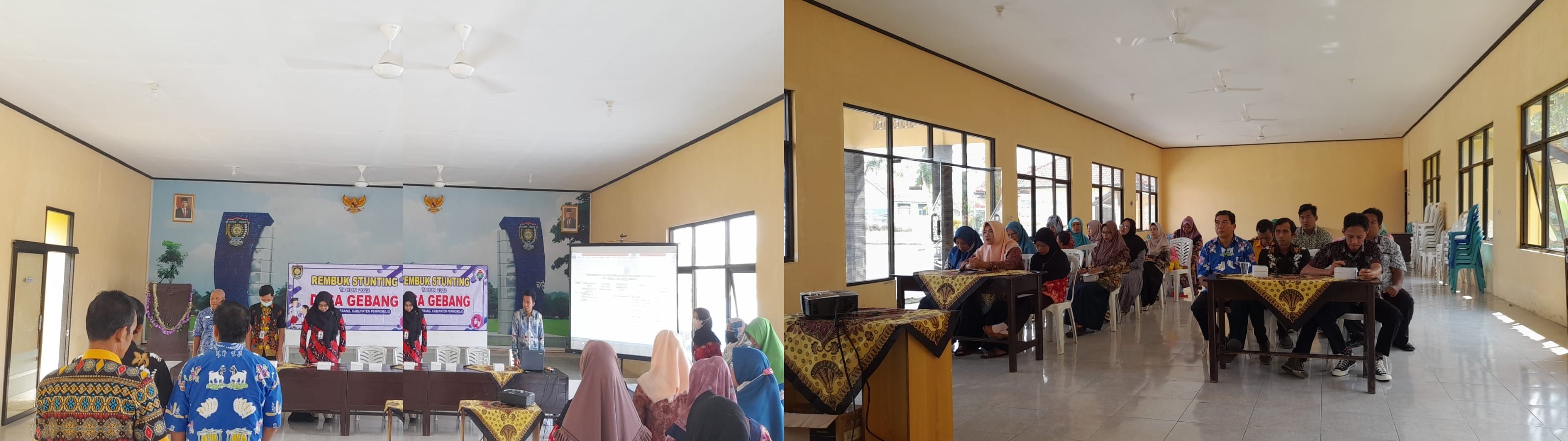 MONITORING SERTA PENDAMPINGAN PELAKSANAAN REMBUG STUNTING DESA GEBANG KECAMATAN GEBANG