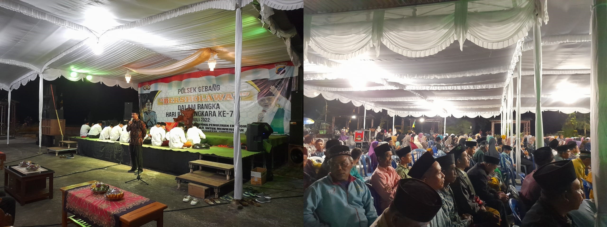 POLSEK GEBANG BERSHOLAWAT