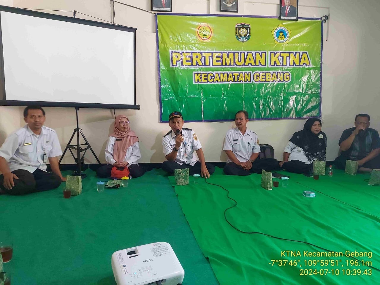 PERTEMUAN RUTIN KTNA KECAMATAN GEBANG PERIODE BULAN JULI 2024