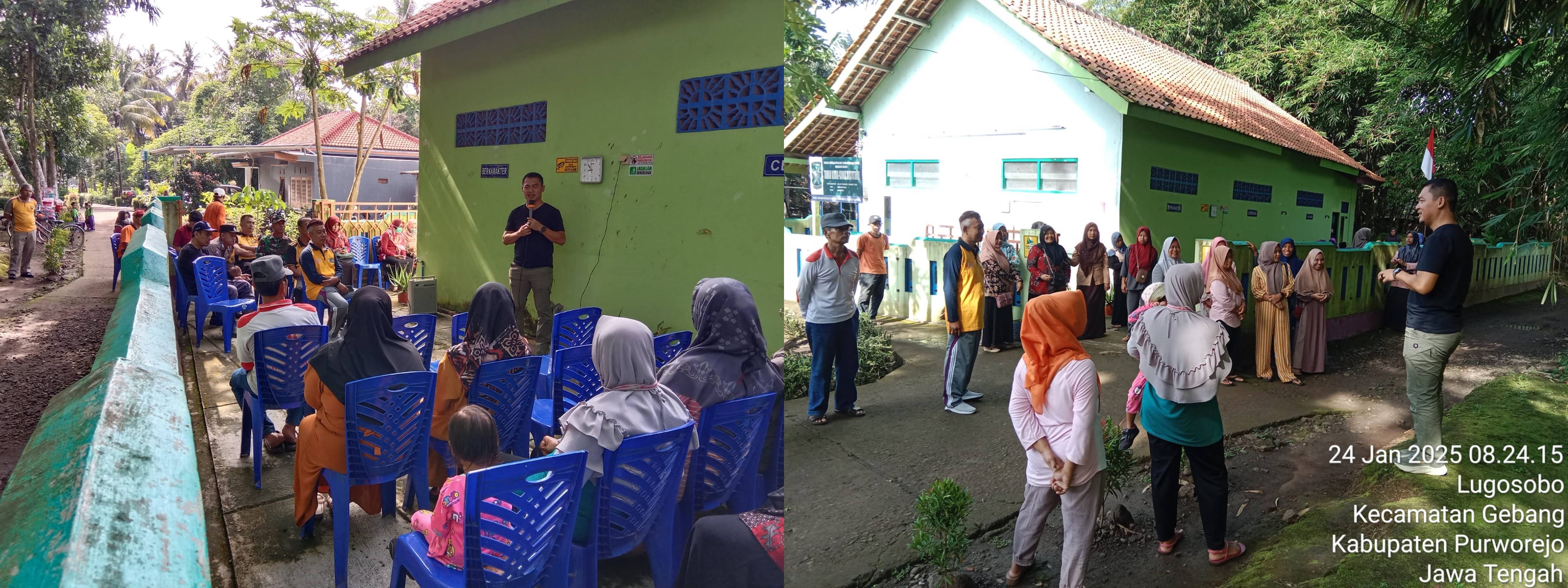 CAMAT GEBANG BERSAMA PUSKESMAS GEBANG SOSIALISASI BAHAYA NYAMUK DEMAM BERDARAH