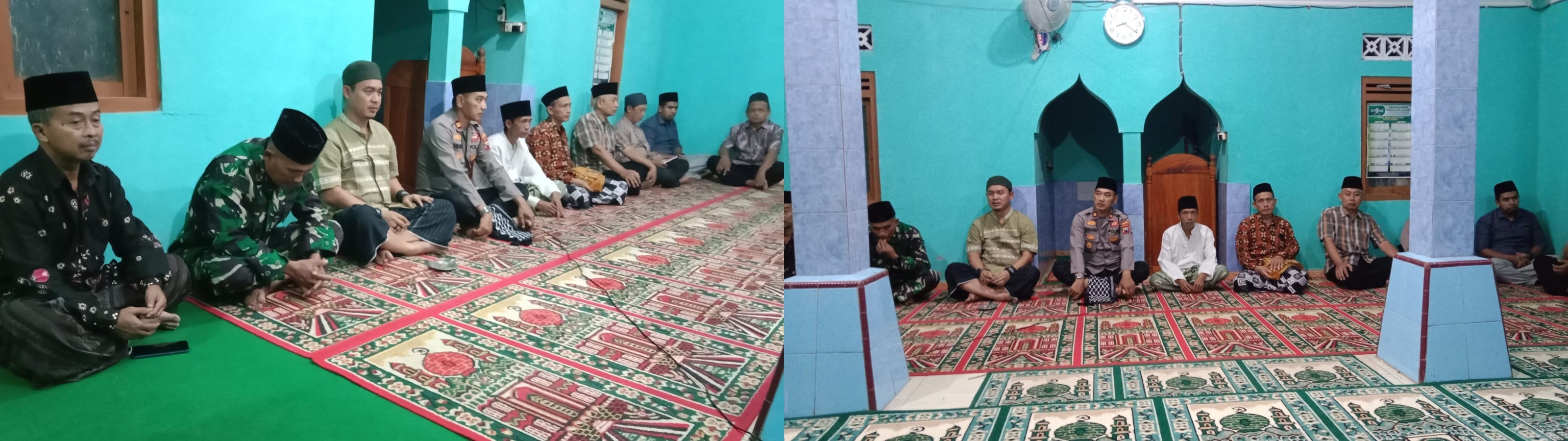 Tarawih dan Silaturahim bersama Forkompimcam Plus di Mushola Al-Ihsan desa Kalitengkek Kecamatan Gebang