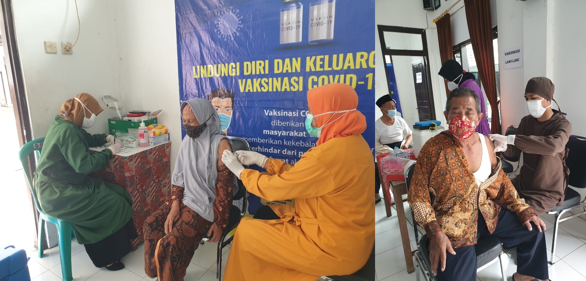 LANSIA MULAI MEMPEROLEH VAKSIN COVID-19