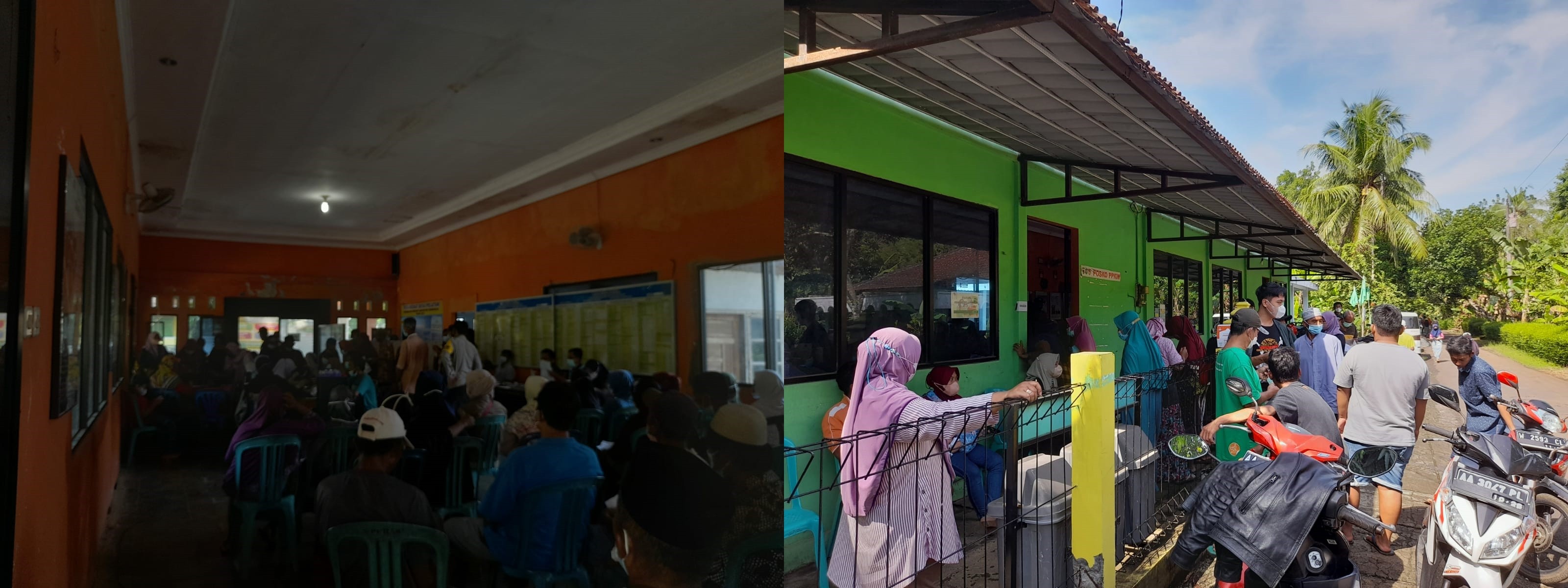 VAKSINASI COVID-19 RAMAI DIKUNJUNGI WARGA DESA PELUTAN