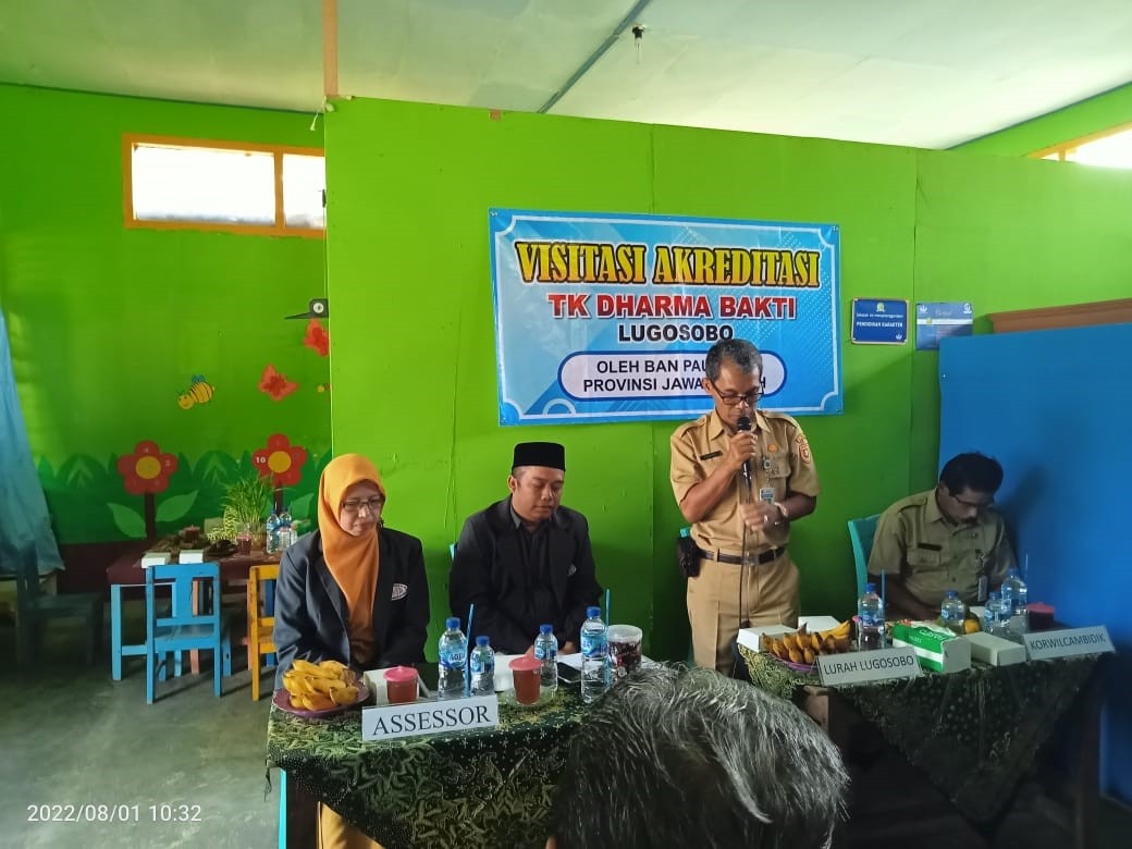 VISITASI AKREDITASI TK DHARMA BAKTI LUGOSOBO