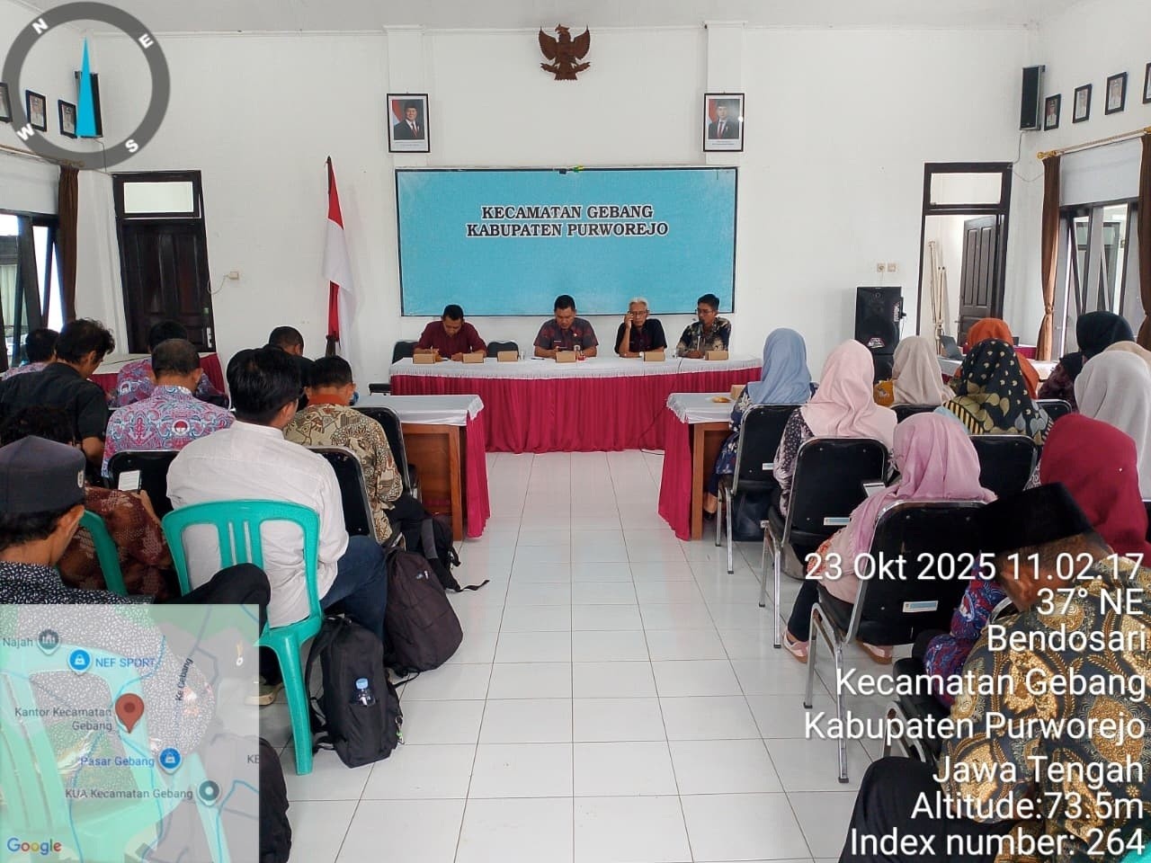 Rakor Evaluasi Pelaksanaan Dana Desa Tahap I Tahun 2025 di Kecamatan Gebang Berjalan Lancar
