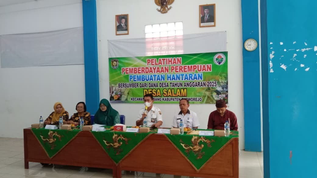 Camat Gebang Hadiri Pelatihan Pemberdayaan Perempuan di Desa Salam