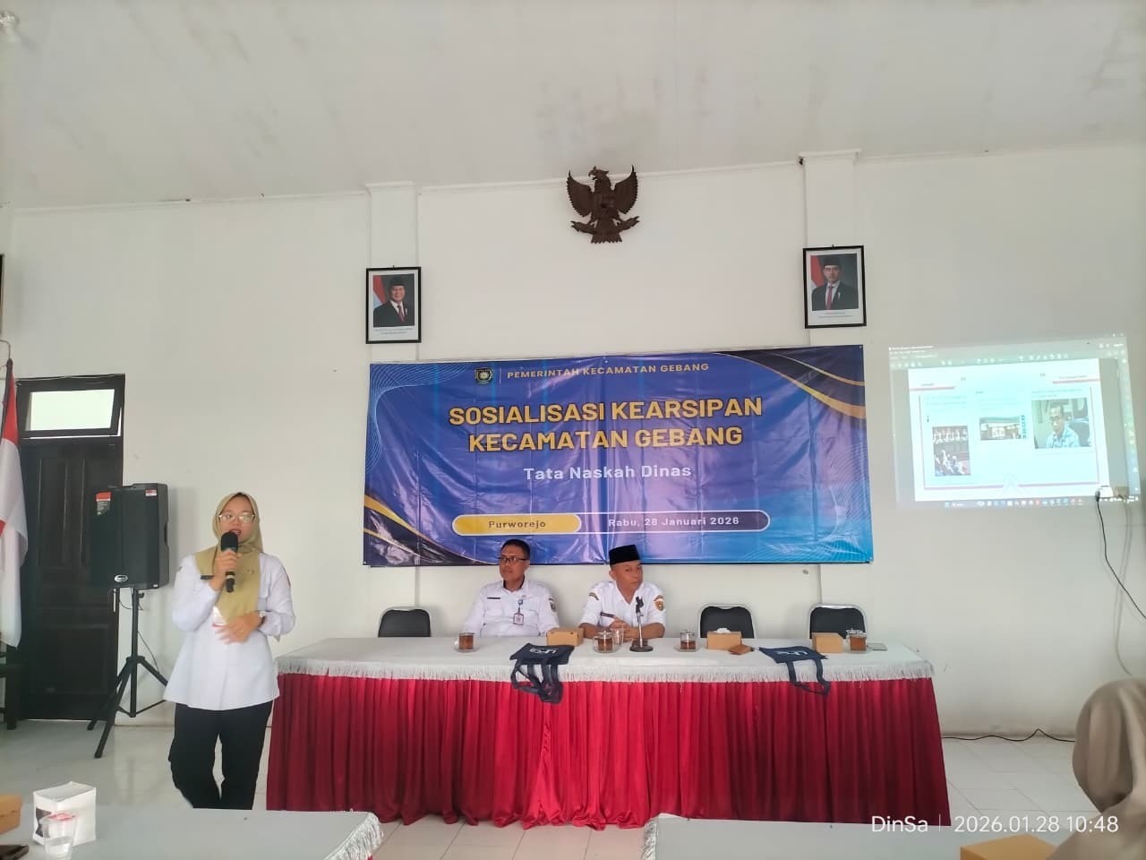Kecamatan Gebang Selenggarakan Sosialisasi Kearsipan dengan Tema Tata Naskah Dinas
