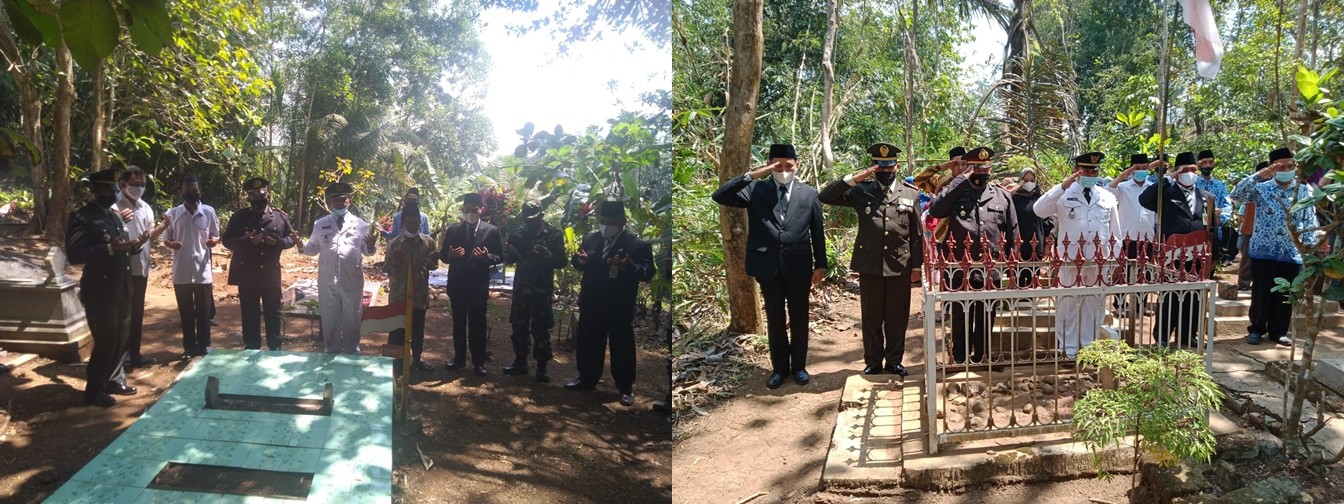 FORKOPIMCAM GEBANG BERZIARAH KE MAKAM PAHLAWAN DI LUAR TMP