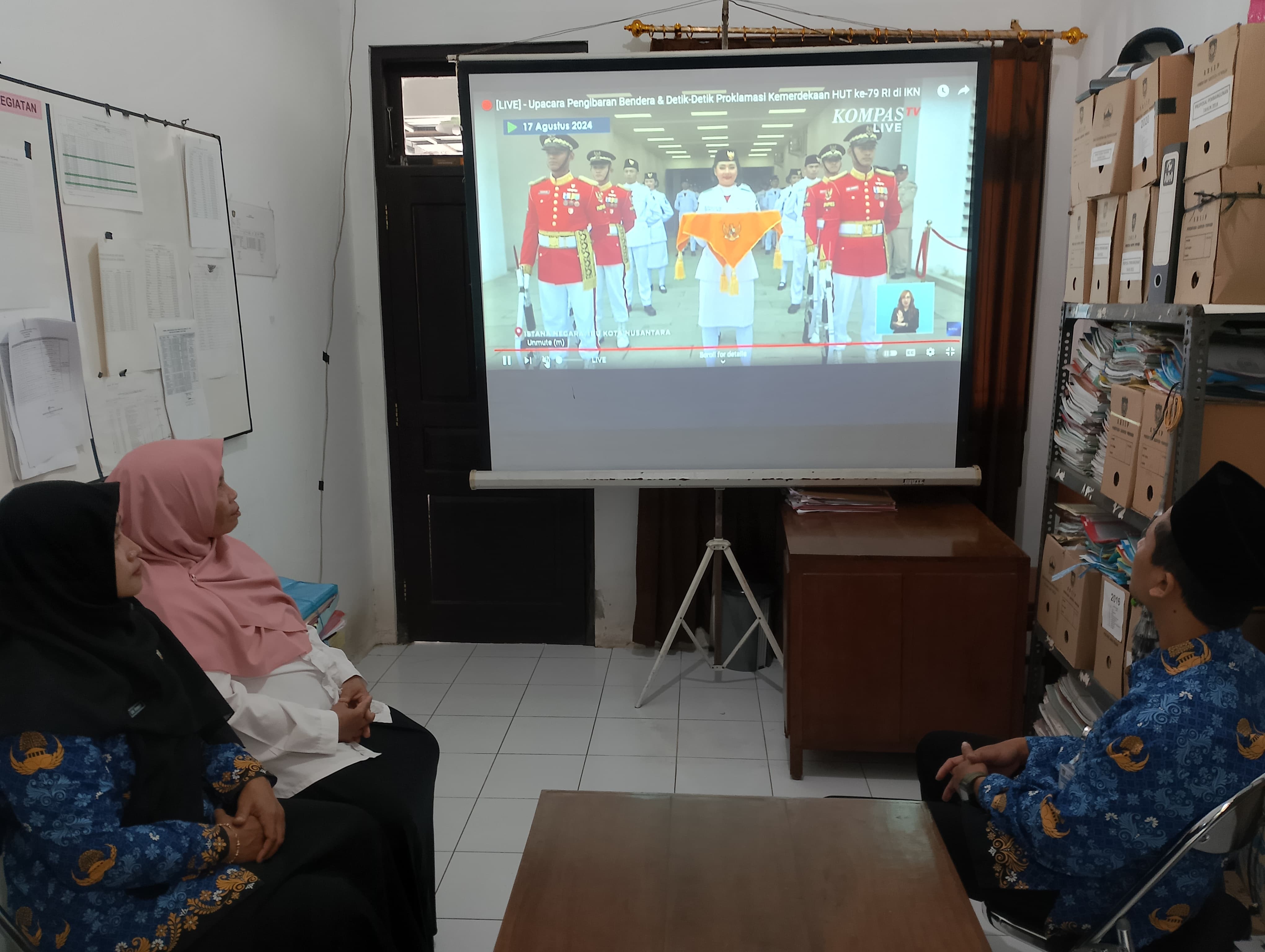 ZOOM MEETING DETIK-DETIK PROKLAMASI KEMERDEKAAN KE-79 REPUBLIK INDONESIA