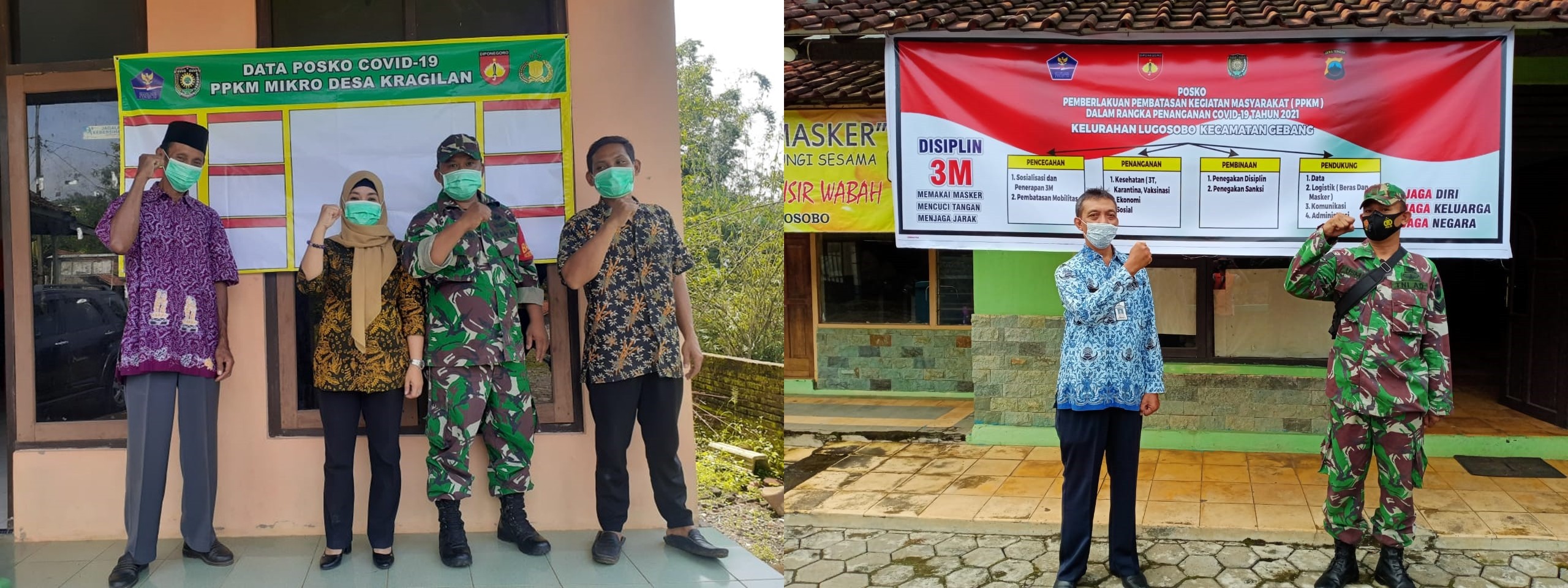 PEMBENTUKAN POSKO PPKM PENANGGULANGAN COVID 19